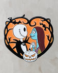 Nightmare Before Jack & Sally Love Jack O Lantern Halloween Horror Christmas Spooky Enamel Pins Hat Pins Lapel Pin Brooch Badge Festival Pin
