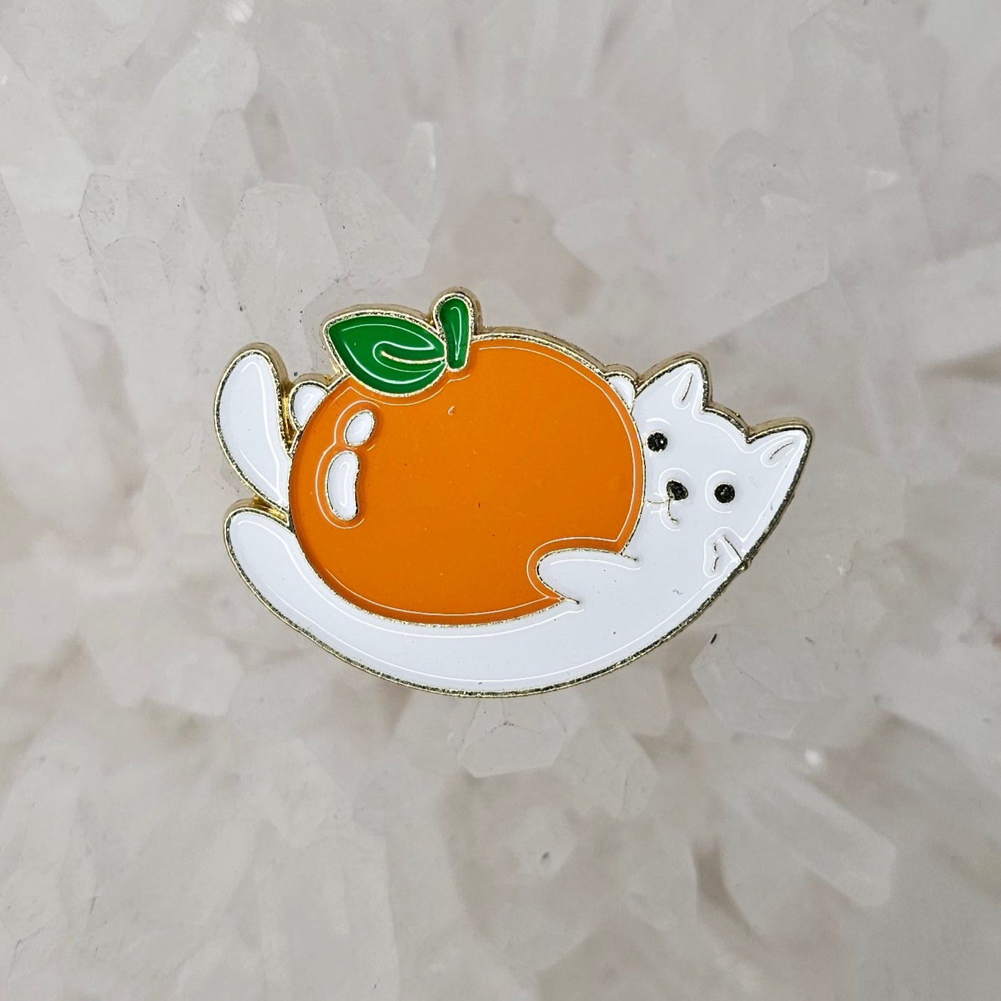 Orange Kitty Cute Cat Cartoon Kitten Enamel Pins Hat Pins Lapel Pin Brooch Badge Festival Pin