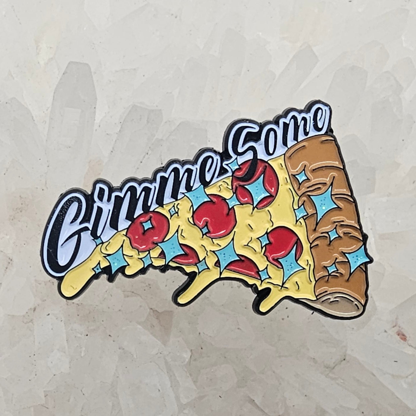 Gimme Some Pizza Za Pie Food Enamel Pins Hat Pins Lapel Pin Brooch Badge Festival Pin