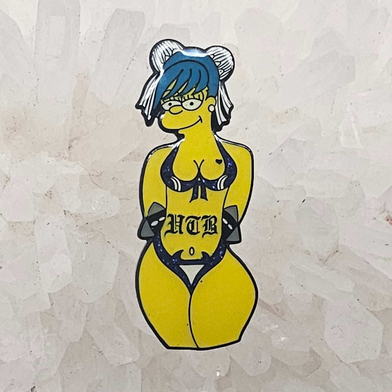 Sexy Marg Stripper Simpson Kinked Erotic 90s Cartoon Hard Enamel Pins Hat Pins Lapel Pin Brooch Badge Festival Pin