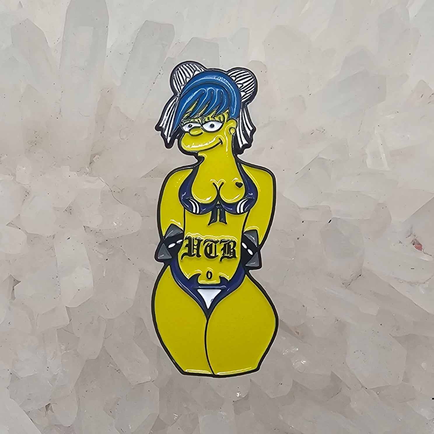 Sexy Marg Stripper Simpson Kinked Erotic 90s Cartoon Soft Enamel Pins Hat Pins Lapel Pin Brooch Badge Festival Pin