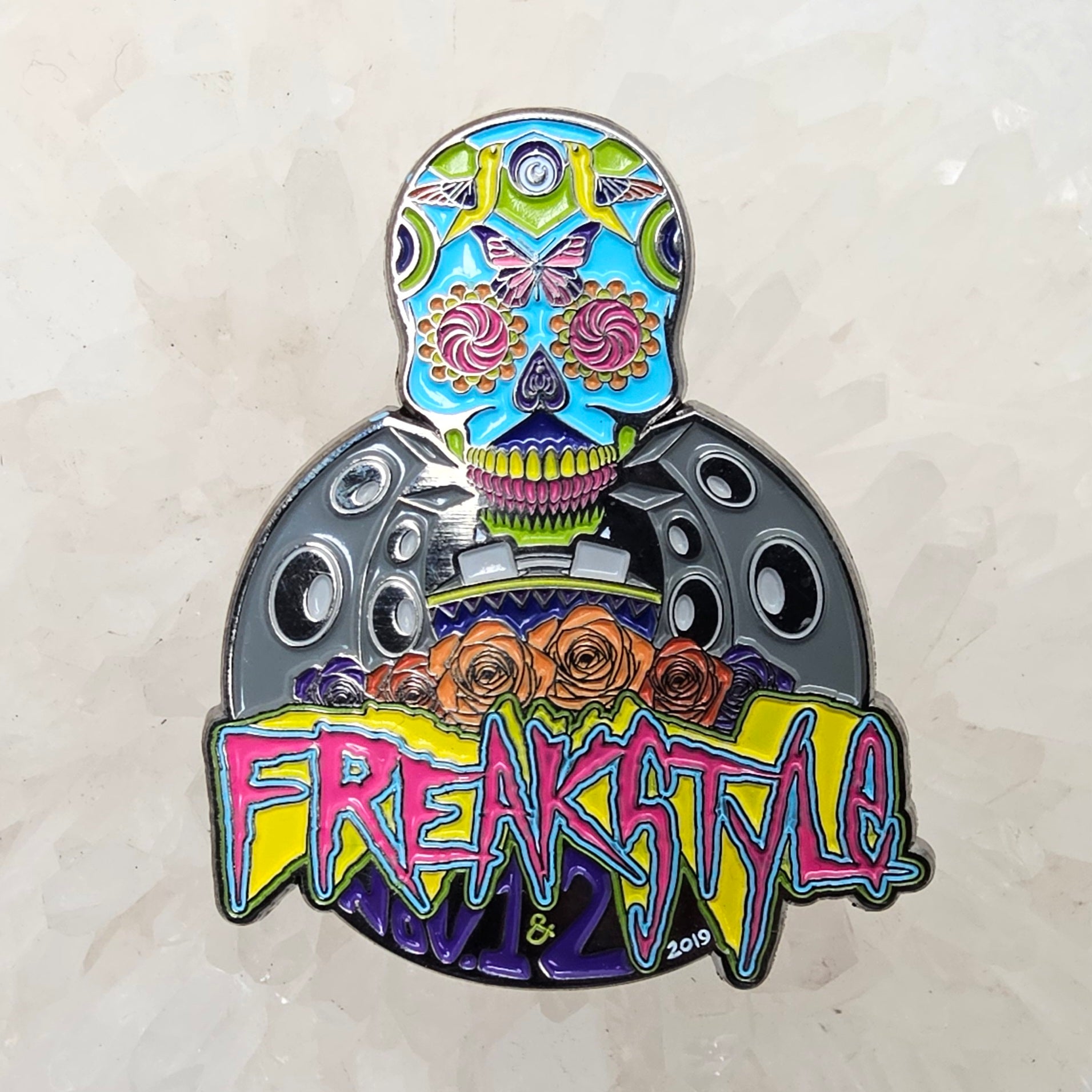 Bass Nectar Freakstyle Freak Style 2019 V2 Dubstep DJ EDM Enamel Pins Hat Pins Lapel Pin Brooch Badge Festival Pin