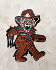 Freddy Dancing Freddy Bear Krueger Nightmare Forever Grateful Elm Street Dead Horror Enamel Pins Hat Pins Lapel Pin Brooch Badge Festival Pin