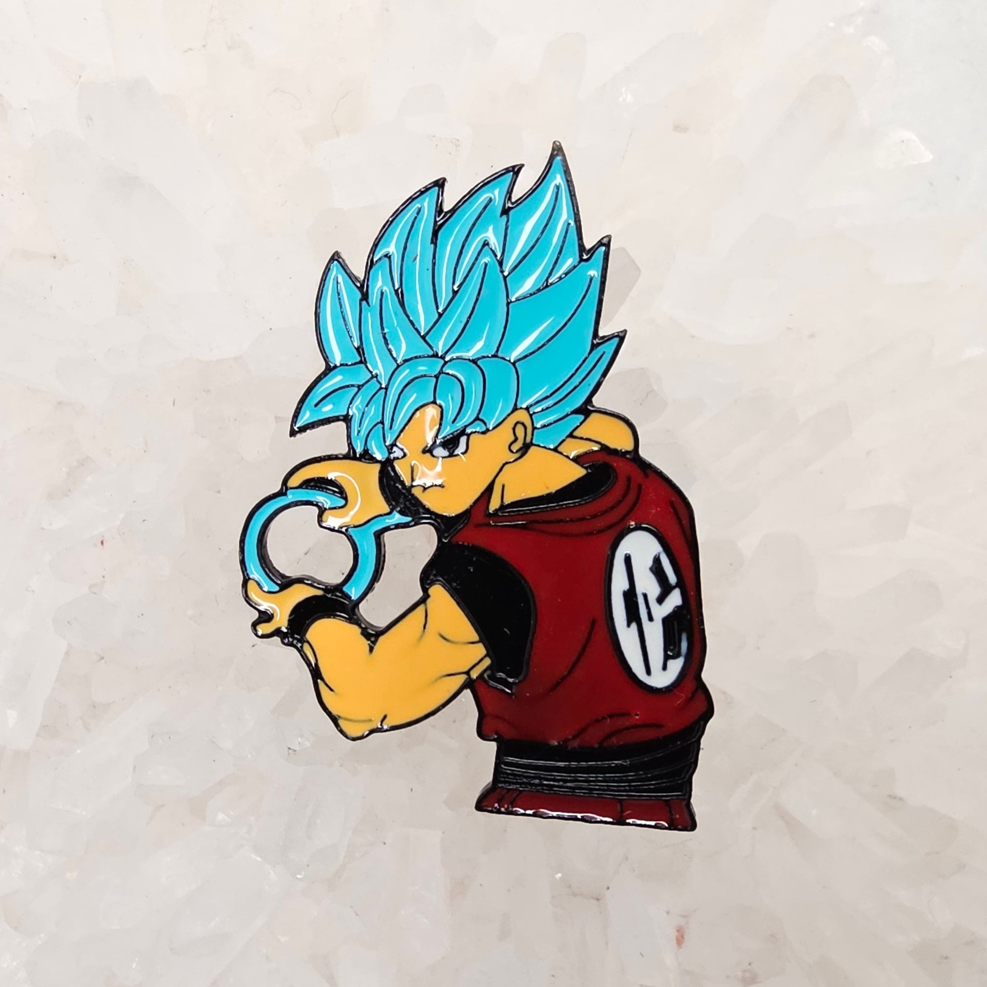 Goku Kamehameha Blast Anime Cartoon Manga Enamel Pins Hat Pins Lapel Pin Brooch Badge Festival Pin