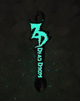 Zeds Dead Dead Drops Dubstep Edm Dj Mini Spoon Glow Enamel Black Nickel Metal Pendant