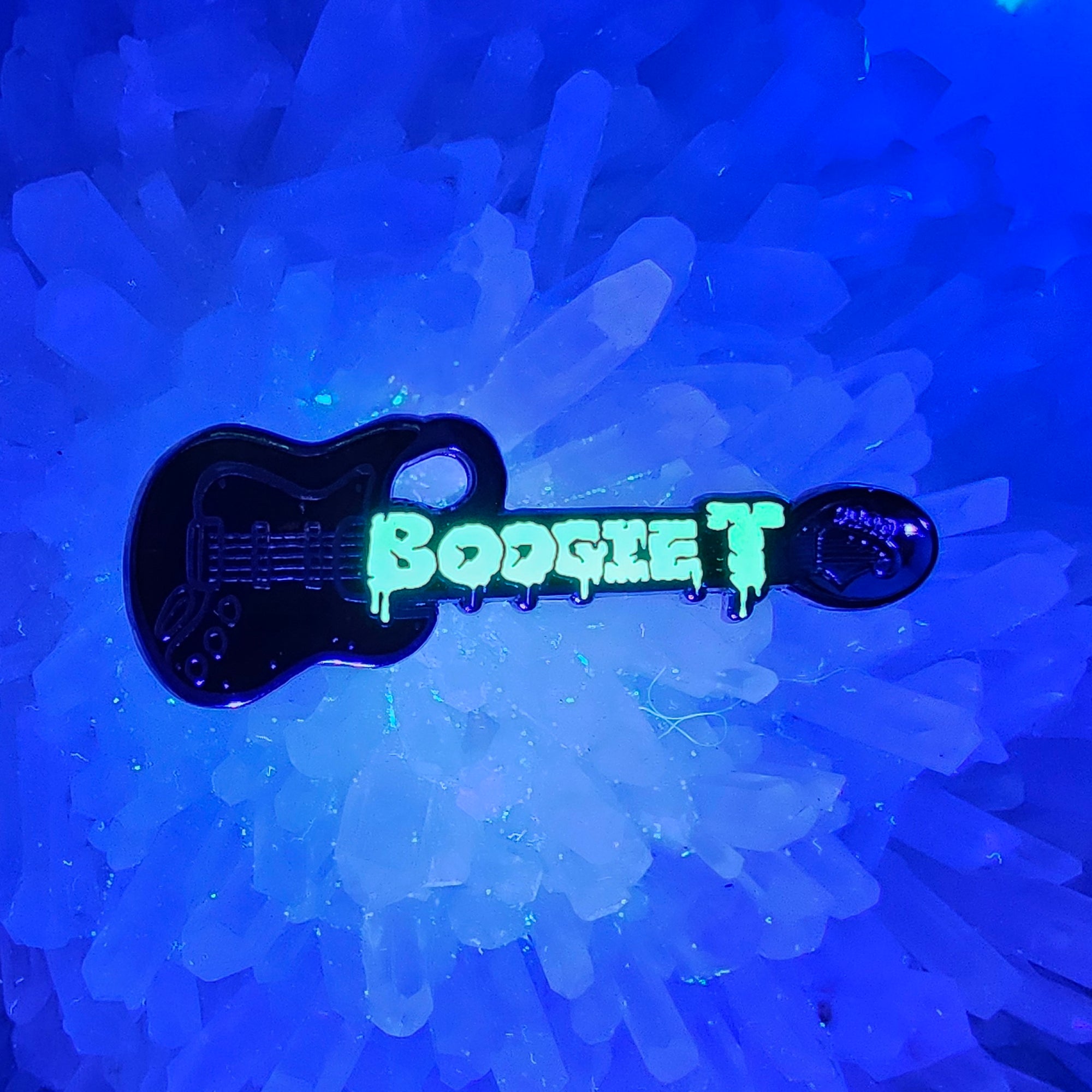 Boogie T Guitar V2 Edm Dj Dubstep Riddim Mini Spoon Light Glow Enamel Pendant