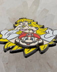10 Pack -  Peaches & Cream Mario Video Game Kinked Sexy Wholesale Spinner Enamel Pins Hat Pins Lapel Pin Bulk Brooch Badge Festival Pin