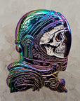 Undead Astronaut Space Skeleton Cosmonaut Universe Glow Enamel Pins Hat Pins Lapel Pin Brooch Badge Festival Pin