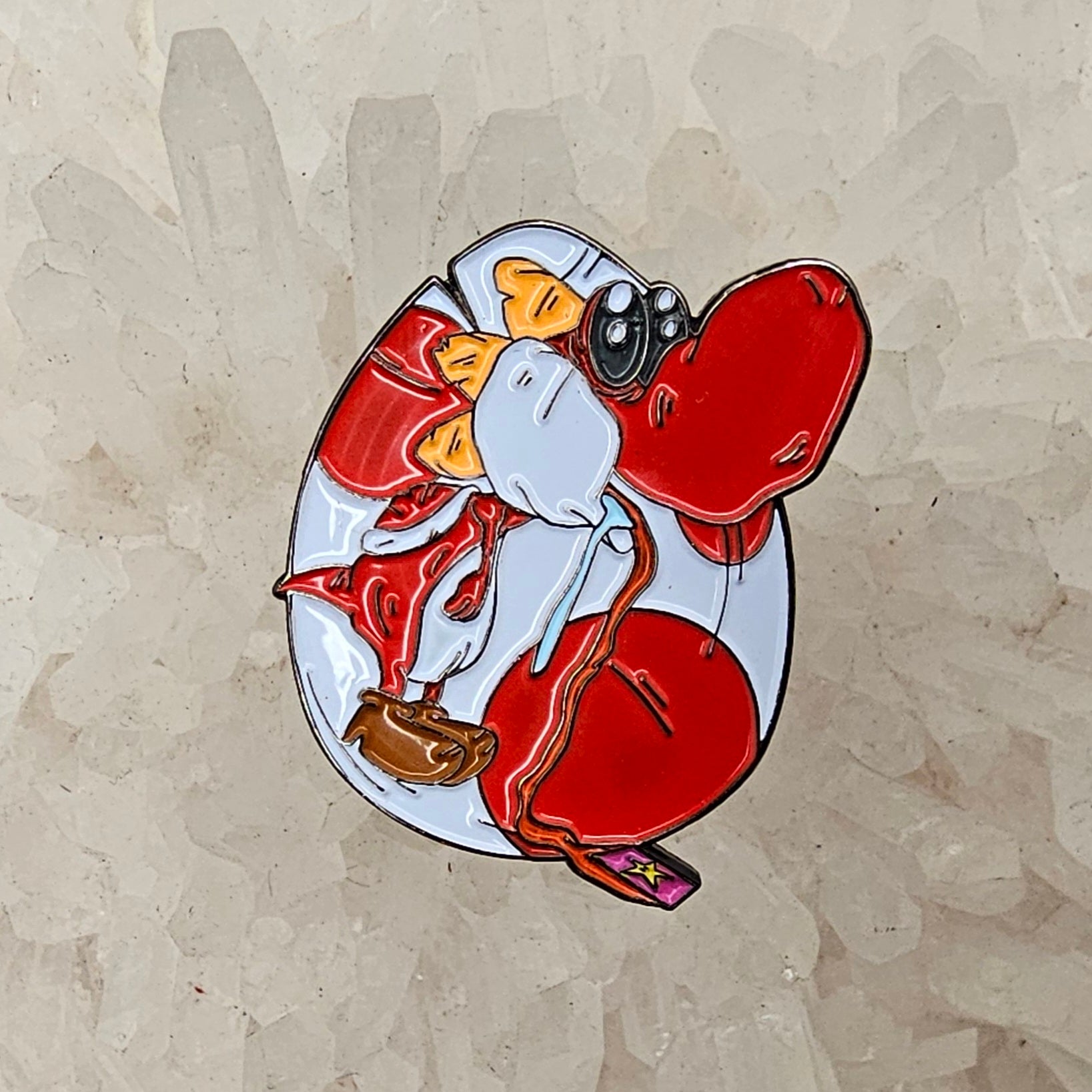 Long Strange Trip Yoshi Acid Melt Blotter Red V2 Enamel Pins Hat Pins Lapel Pin Brooch Badge Festival Pin