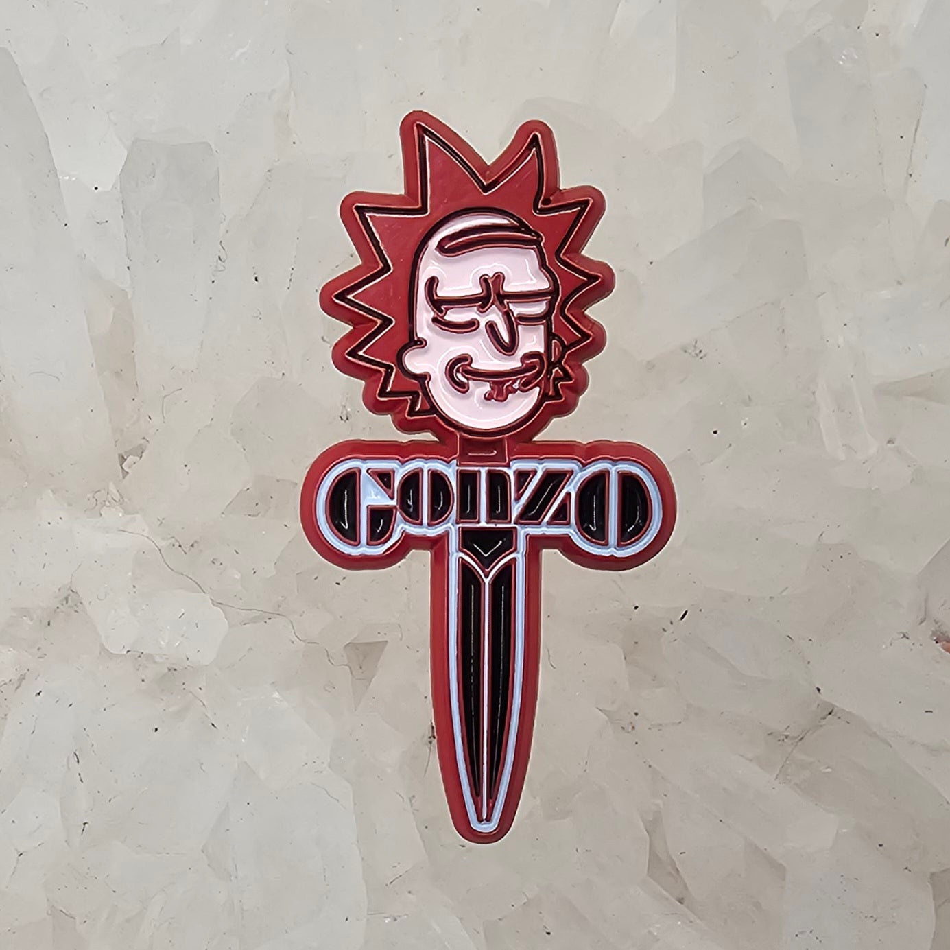 Gonzo Rick Fear N Loathing In Las Vegas Morty Adrenochrome Enamel Pins Hat Pins Lapel Pin Brooch Badge Festival Pin