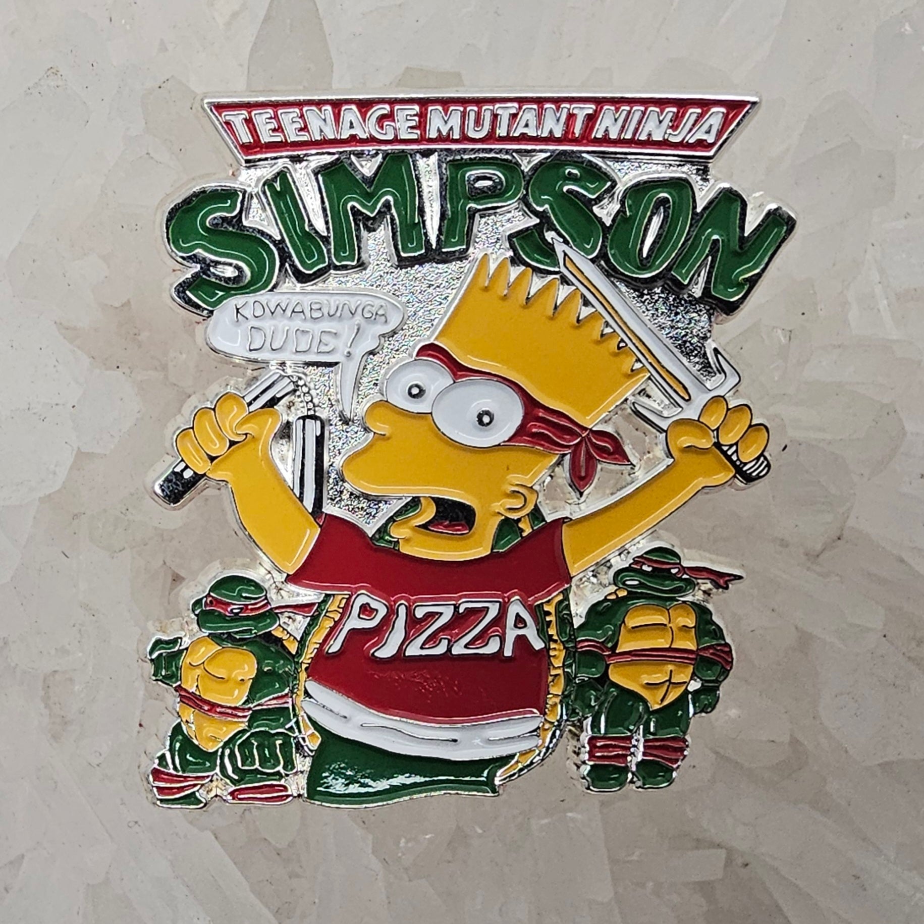 Teenage Mutant Simpson Turtles Bart Enamel Pins Hat Pins Lapel Pin Brooch Badge Festival Pin