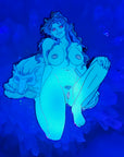 Sexy Anime Half Breedling Spirit Wolf Woman Japanese Cartoon Kinked Manga Glitter & Glow Enamel Pins Hat Pins Lapel Pin Brooch Badge Festival Pin