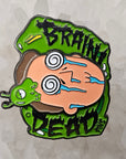 Brain Dead Jerry Brain Slug Rick 2000s Cartoon Morty Spinner Enamel Pins Hat Pins Lapel Pin Brooch Badge Festival Pin