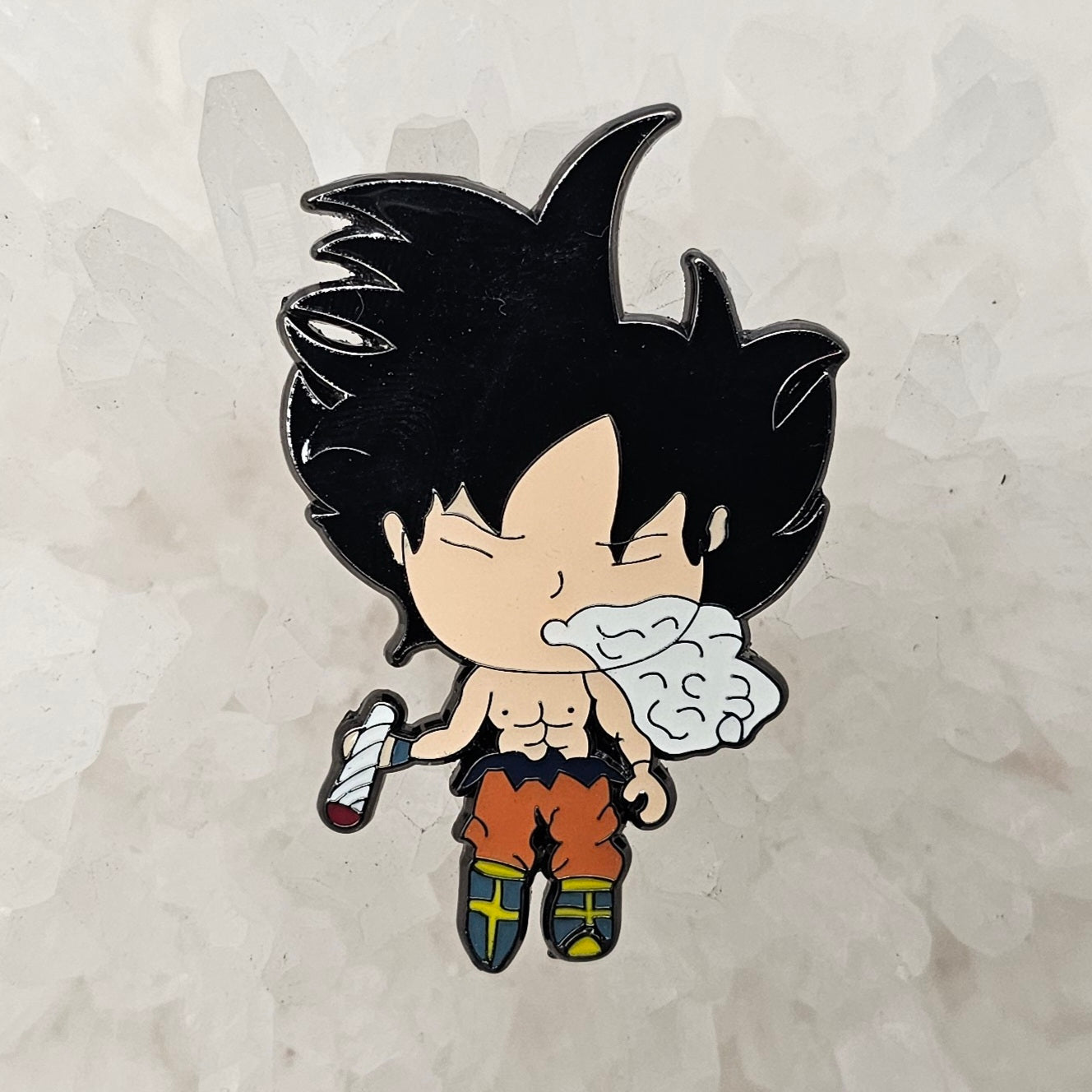 Stoner Goku Weed Dbz Dragon Anime Ball Z Manga 90s Cartoon Enamel Pins Hat Pins Lapel Pin Brooch Badge Festival Pin