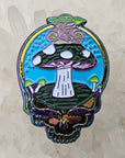 Forever Grateful Mushroom Yoda Stealie Dead Glow Enamel Pins Hat Pins Lapel Pin Brooch Badge Festival Pin