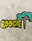 Boogie Cross Joint Smoke T Riddim Dubstep EDM DJ Glow Enamel Pins Hat Pins Lapel Pin Brooch Badge Festival Pin