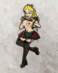 Alice In Kinked Wonderland V2 Erotic 90s Cartoon Pin Up Glitter Enamel Pins Hat Pins Lapel Pin Brooch Badge Festival Pin