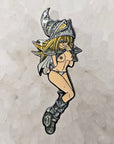 Lewd Dark Magician V2 Yu Gi Girl Oh Erotic 90s Cartoon Pin Up Glitter Enamel Pins Hat Pins Lapel Pin Brooch Badge Festival Pin