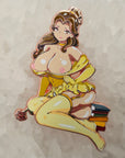Mistress Belle V2 Sexy Beauty & The Lewd Beast Erotic 90s Cartoon Enamel Pins Hat Pins Lapel Pin Brooch Badge Festival Pin