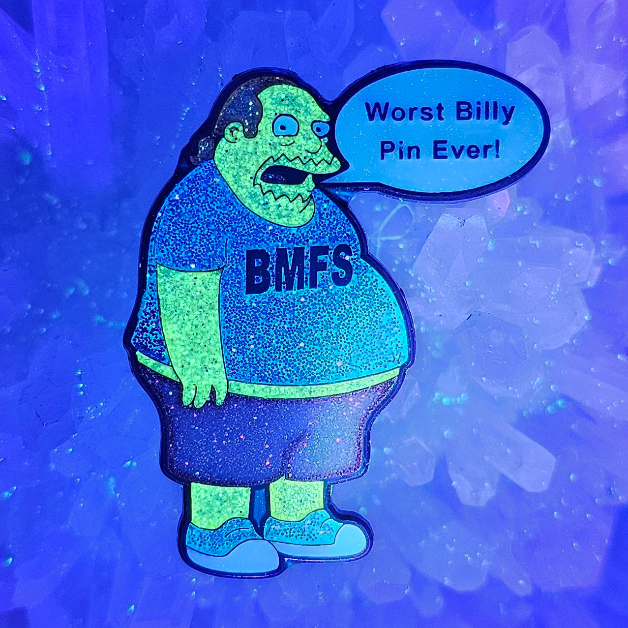 Worst Billy Pin Ever Simpson X Billy MF Strings Jam Band Bluegrass Enamel Pins Hat Pins Lapel Pin Brooch Badge Festival Pin