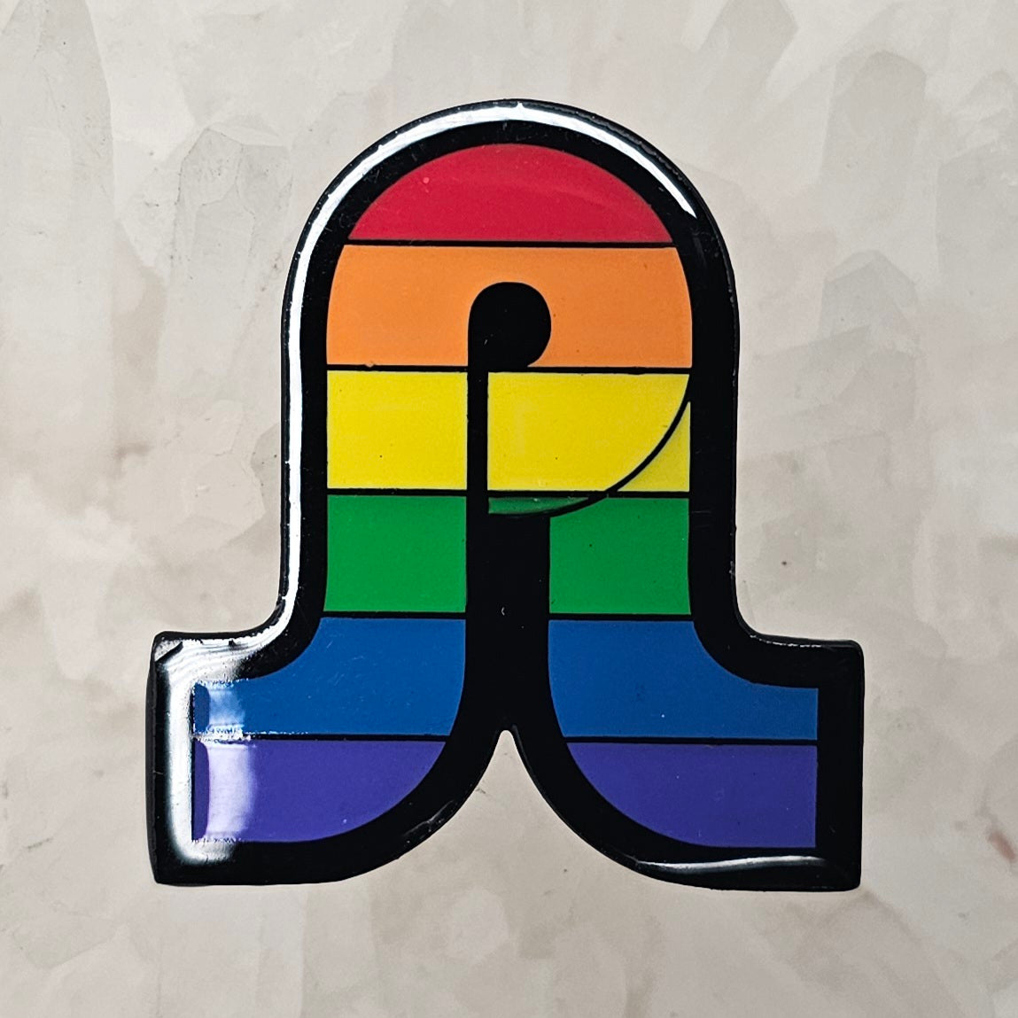 Full Spectrum PL Pretty Rainbow Lights Edm Music DJ Enamel Pins Hat Pins Lapel Pin Brooch Badge Festival Pin
