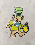 Forever Grateful Mad Hatter Dancing Bear Dead In Wonderland Enamel Pins Hat Pins Lapel Pin Brooch Badge Festival Pin
