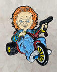 Horror Tricycle Chuckie Slasher Movie Enamel Pins Hat Pins Lapel Pin Brooch Badge Festival Pin
