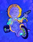 Horror Tricycle Chuckie Slasher Movie Enamel Pins Hat Pins Lapel Pin Brooch Badge Festival Pin