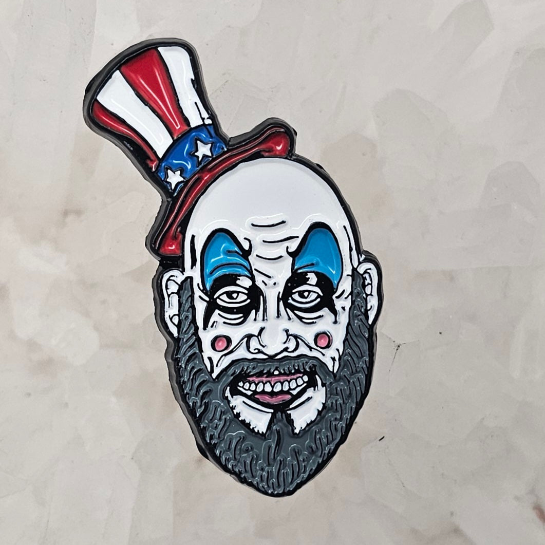 House Of 1000 Corpses Captain Spalding Wicked Clown Enamel Pins Hat Pins Lapel Pin Brooch Badge Festival Pin
