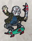 Skater Jason V Friday The Horror 13th Slasher Movie Enamel Pins Hat Pins Lapel Pin Brooch Badge Festival Pin