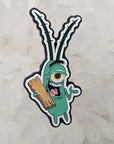 Best Buds Plank & Plankton 2000s Cartoon Enamel Pins Hat Pins Lapel Pin Brooch Badge Festival Pin