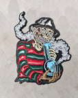 Weed Freak Freddy Nightmare On Krueger Elm Street Enamel Pins Hat Pins Lapel Pin Brooch Badge Festival Pin