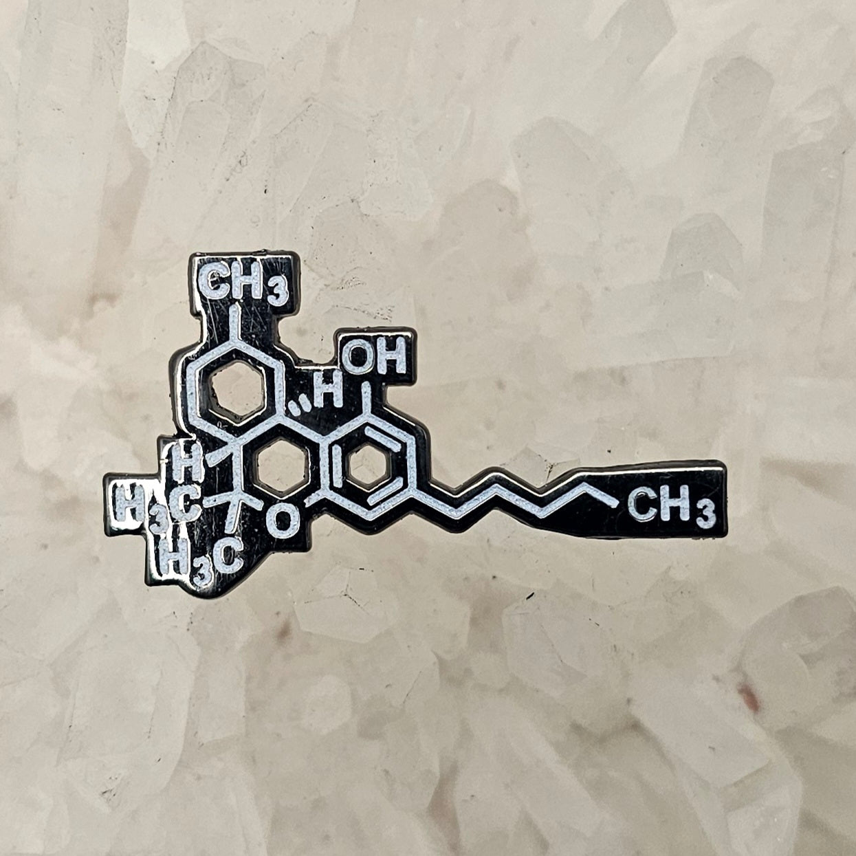 Thc Molecule Weed Dab Glow Enamel Pins Hat Pins Lapel Pin Brooch Badge Festival Pin