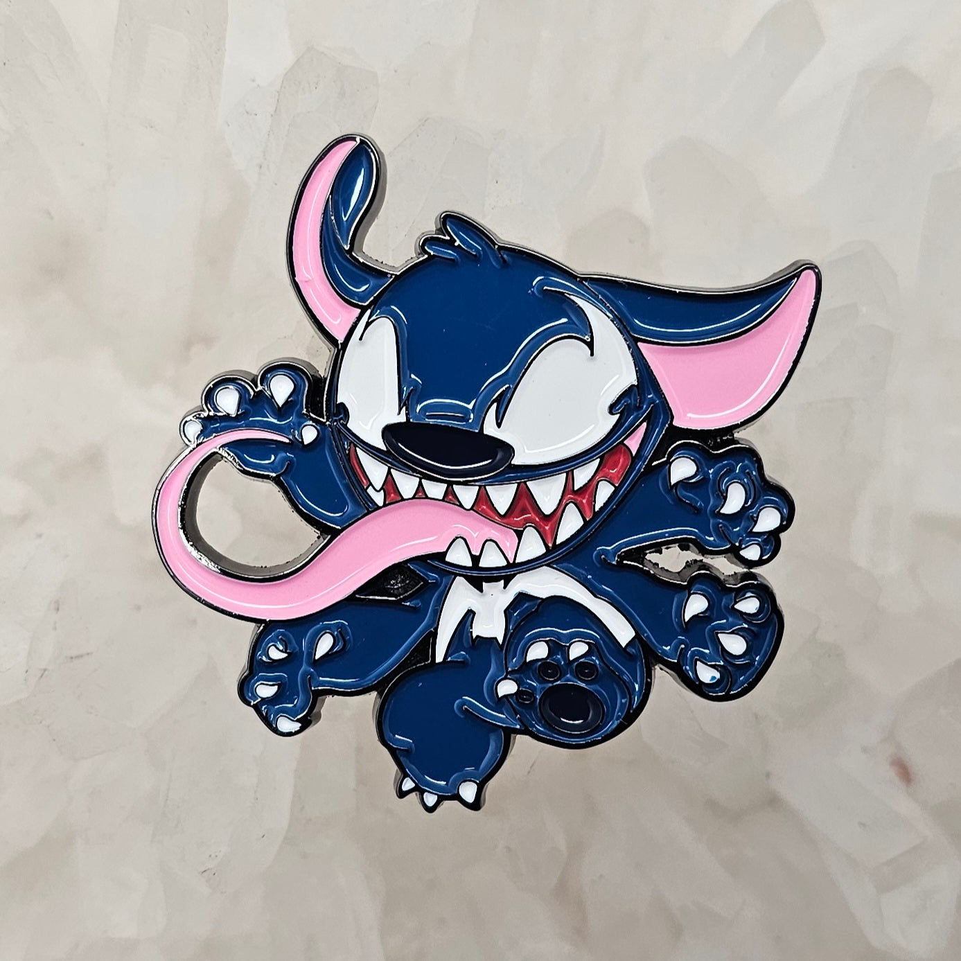 Lilo &amp; Venom X Stitch Comic Book 90s Cartoon Enamel Pins Hat Pins Lapel Pin Brooch Badge Festival Pin