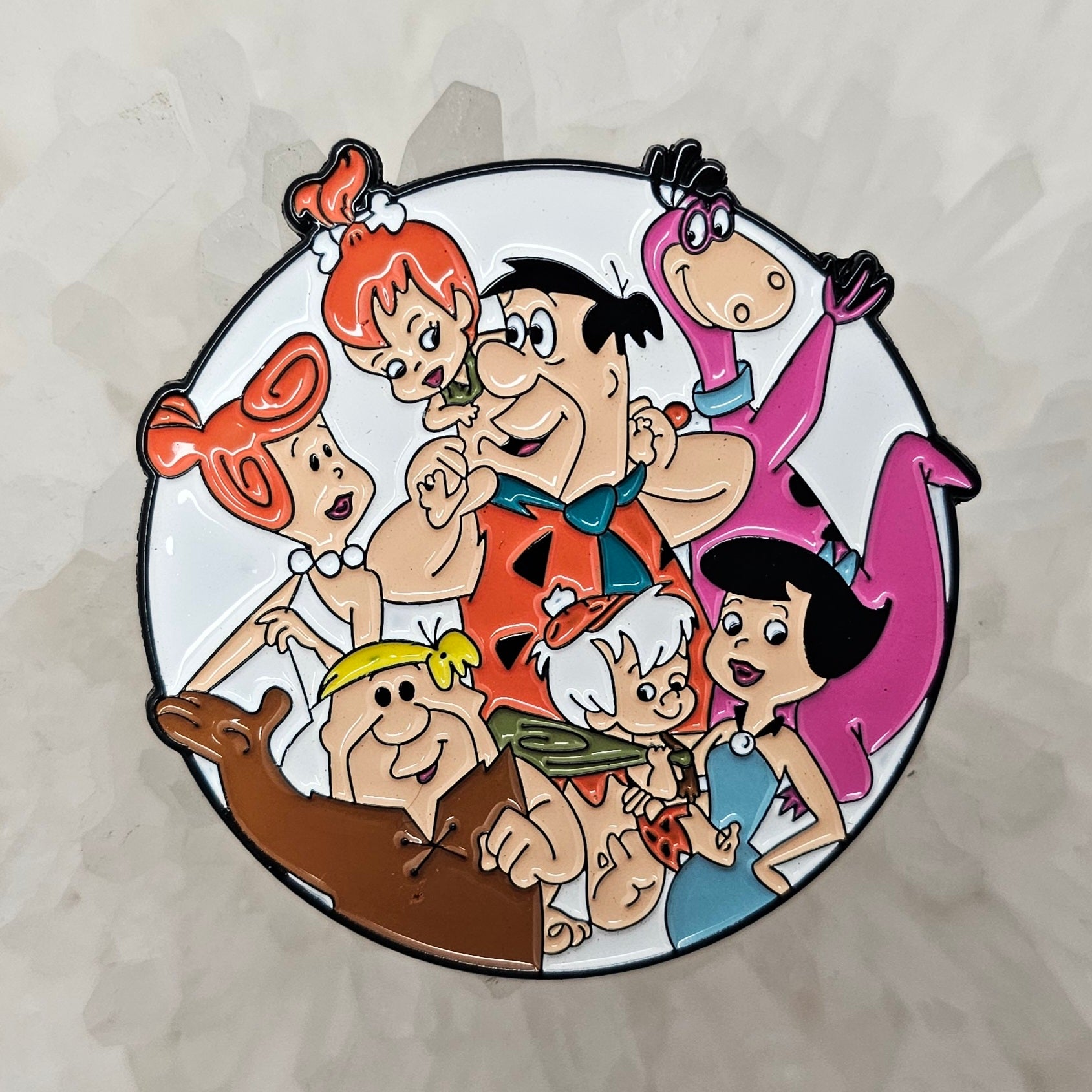 Yabba Dabba Flintstones Crew Classic Cartoon Enamel Pins Hat Pins Lapel Pin Brooch Badge Festival Pin