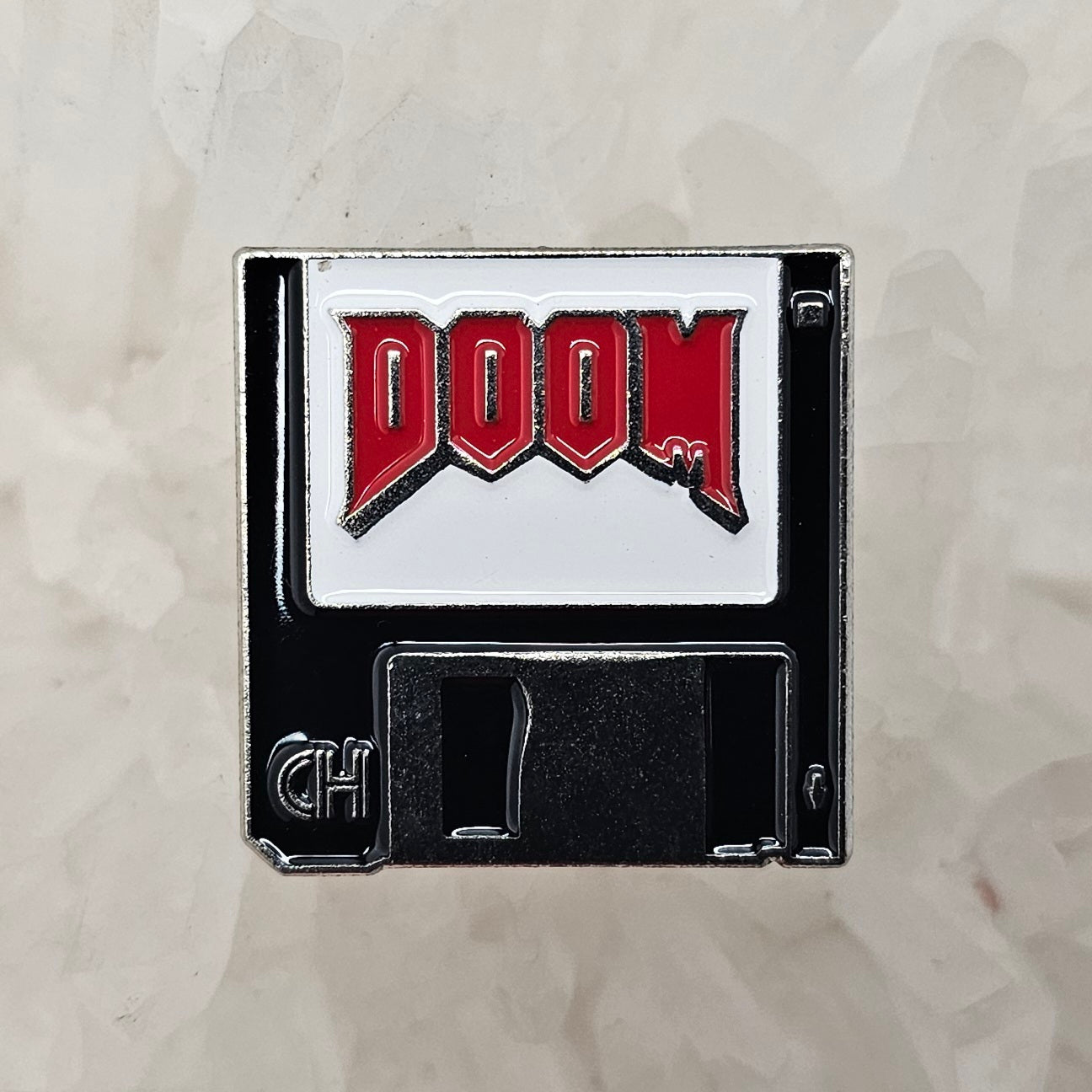 Doom Floppy Rampage Classic Video Game Relic Enamel Pins Hat Pins Lapel Pin Brooch Badge Festival Pin