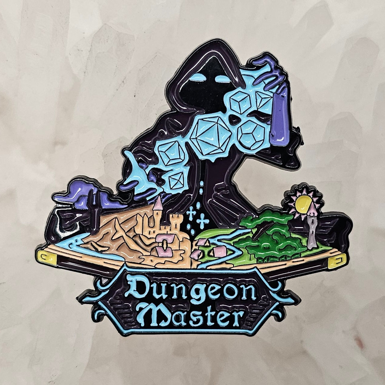 Mythical Dungeon Master Dungeons D&amp;D And Dragons Video Game Enamel Pins Hat Pins Lapel Pin Brooch Badge Festival Pin
