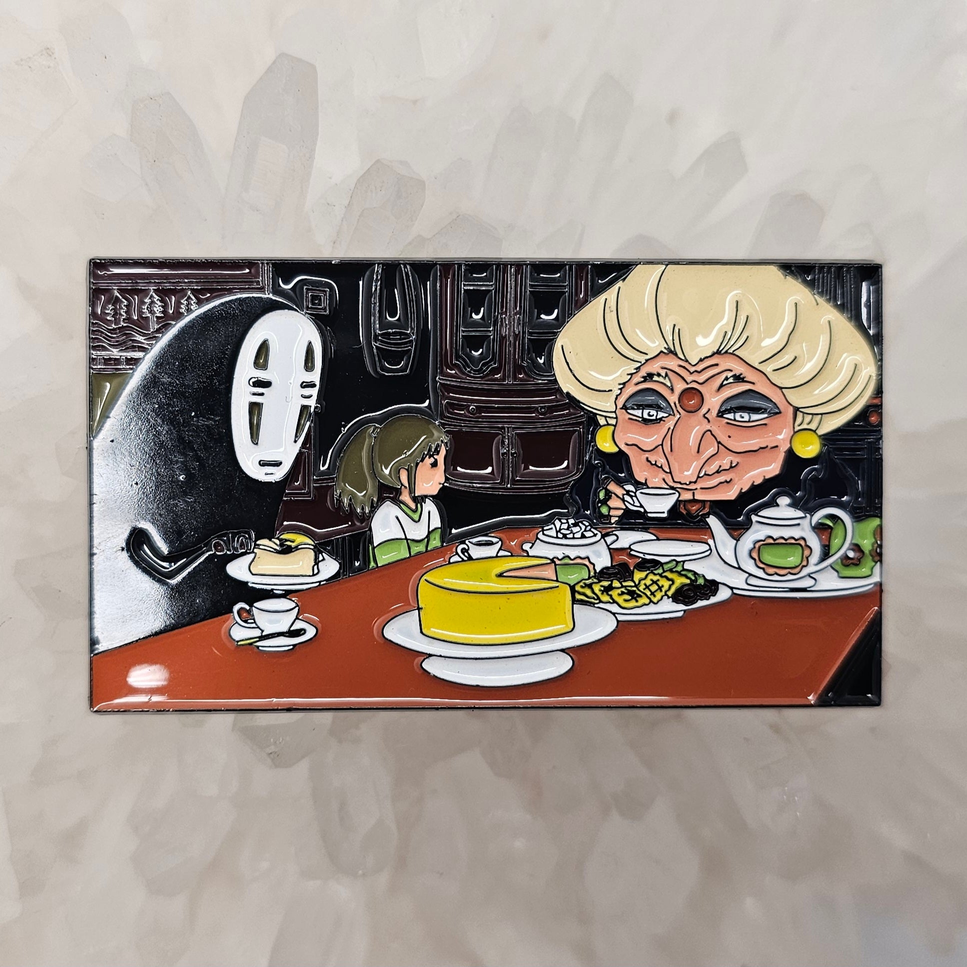 Trippy Anime Dinner No Face Manga Cartoon Enamel Pins Hat Pins Lapel Pin Brooch Badge Festival Pin