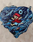 Spirited Ocean Heart Away Anime Sea Monster Manga Cartoon Enamel Pins Hat Pins Lapel Pin Brooch Badge Festival Pin