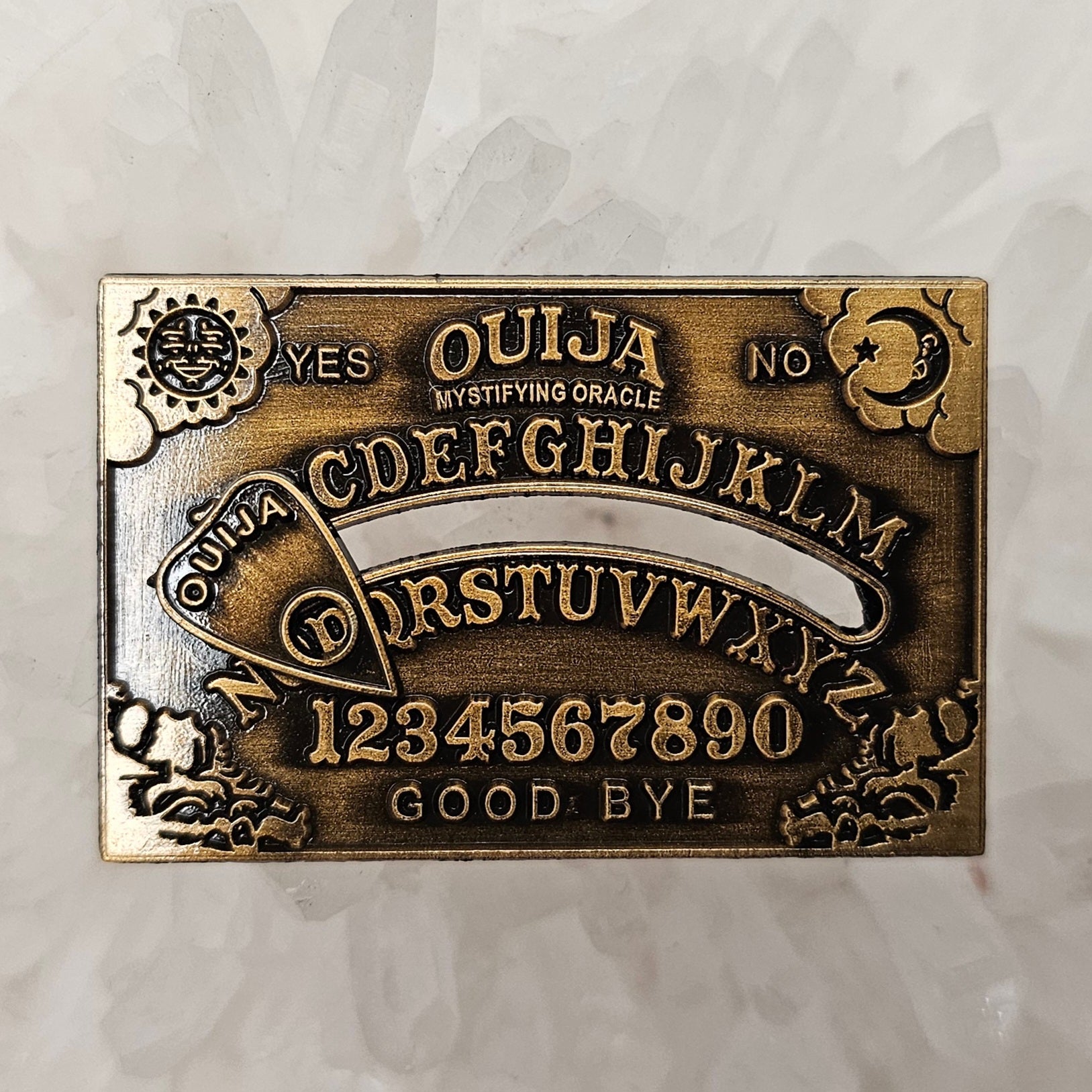 Ouija Board Slider Planchette Enamel Pins Hat Pins Lapel Pin Brooch Badge Festival Pin