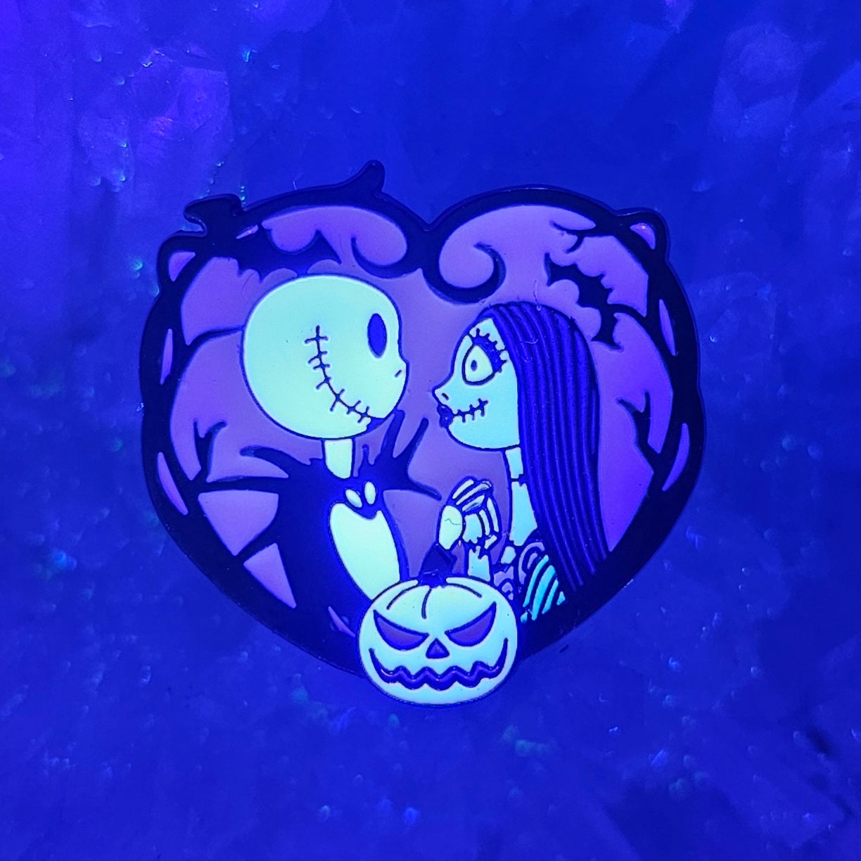 Nightmare Before Jack &amp; Sally Love Jack O Lantern Halloween Horror Christmas Spooky Enamel Pins Hat Pins Lapel Pin Brooch Badge Festival Pin