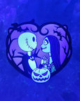 Nightmare Before Jack & Sally Love Jack O Lantern Halloween Horror Christmas Spooky Enamel Pins Hat Pins Lapel Pin Brooch Badge Festival Pin