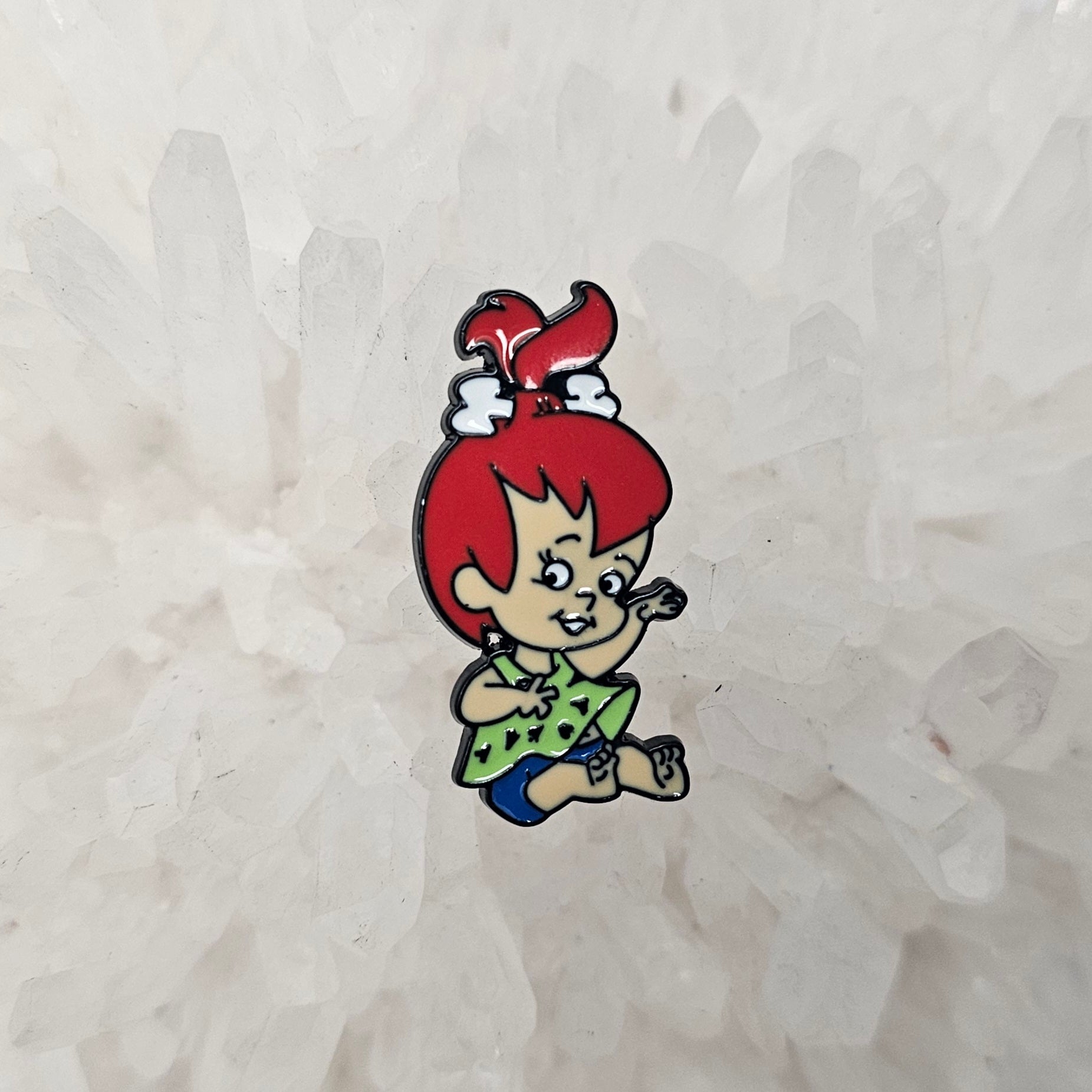 Pebbles Flintstones Kid Classic Cartoon Enamel Pins Hat Pins Lapel Pin Brooch Badge Festival Pin