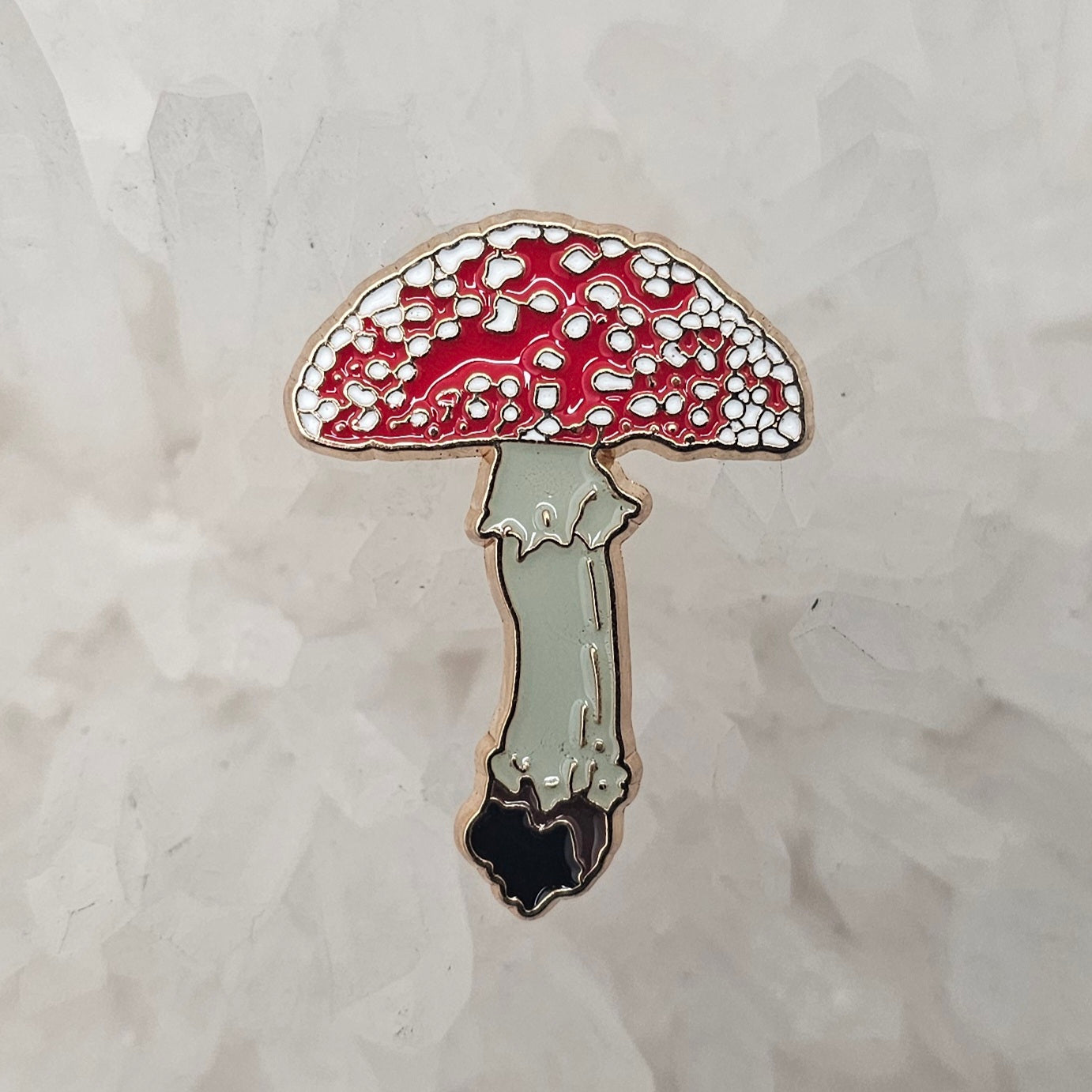 Psychedelic Mushroom Magic Amonita V2 Shroom Enamel Pins Hat Pins Lapel Pin Brooch Badge Festival Pin