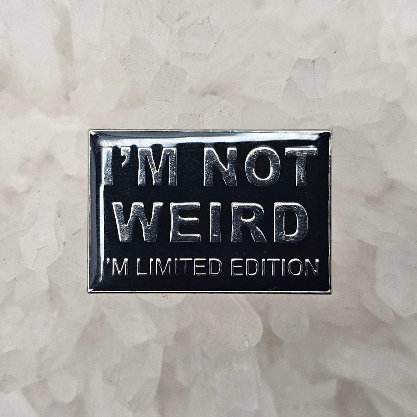 Im Not Weird Im Limited Edition Enamel Pins Hat Pins Lapel Pin Brooch Badge Festival Pin