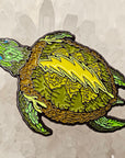 Terrapin Turtle Forever Grateful Tortoise Dead Lot 13 Point Bolt Green Enamel Pins Hat Pins Lapel Pin Brooch Badge Festival Pin