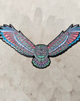 Soaring Owl Bird Of Prey Fluorescence Edition Enamel Pins Hat Pins Lapel Pin Brooch Badge Festival Pin