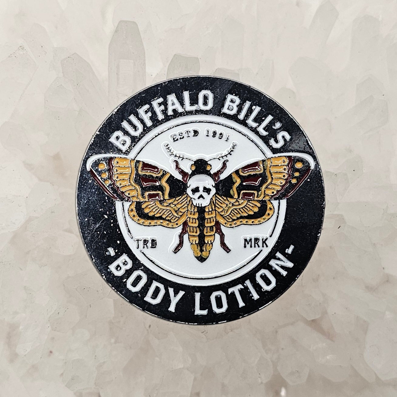 Buffalo Bills Skin Cream Silence Of The Horror Lambs Thriller Movie Enamel Pins Hat Pins Lapel Pin Brooch Badge Festival Pin