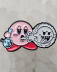 Stoned Kirby Video Game Weed Parody Enamel Pins Hat Pins Lapel Pin Brooch Badge Festival Pin