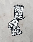 Eat My Shorts Trippy Bart 90s Cartoon Enamel Pins Hat Pins Lapel Pin Brooch Badge Festival Pin
